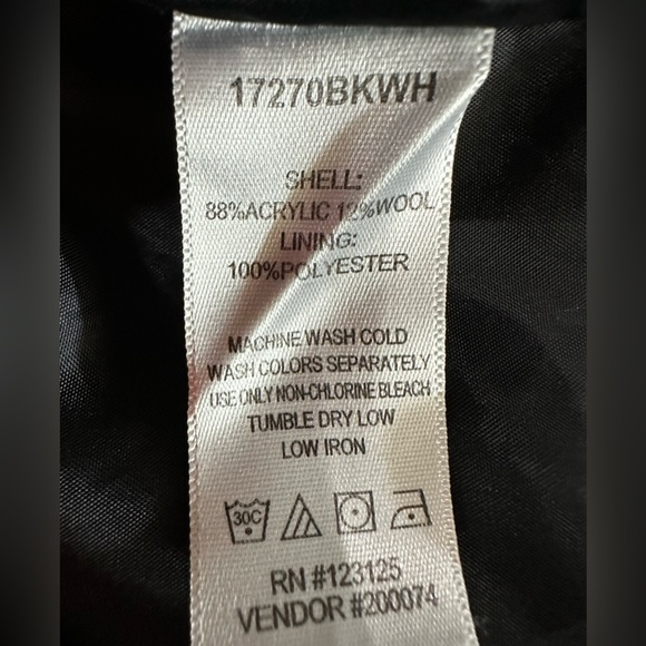 Women’s Houndstooth Midi Dress with Mock Neck and Cap Sleeves, EUC! - Picture 7 of 7